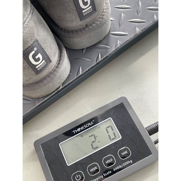 Gooce Maddie Suede Leather Boots Women 7 Round Toe Quilted Sheepskin Wool Winter - Picture 11 of 11